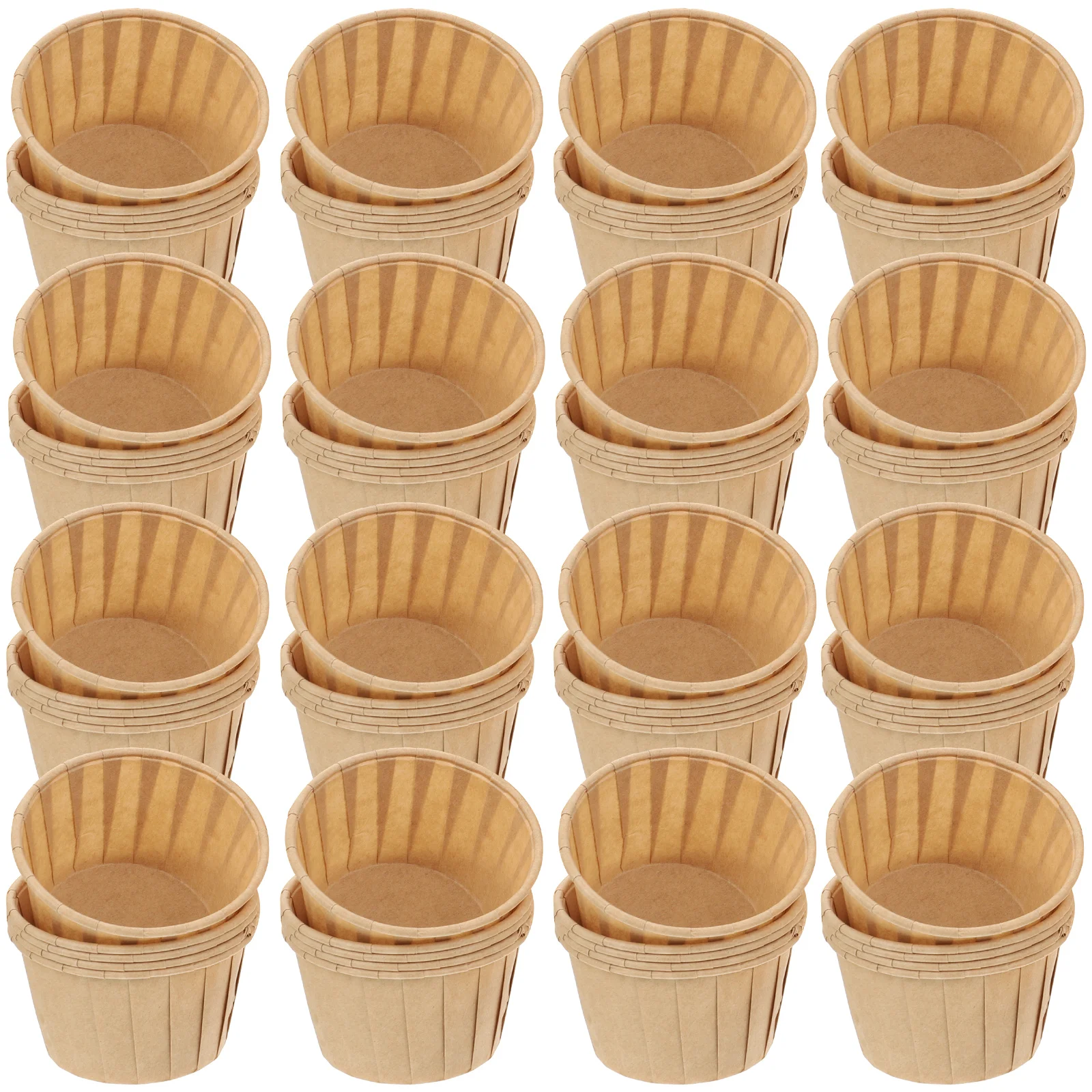 

150 Pcs Food grade Cake Roll Cups Cupcake Lining Paper Dessert Muffin Liners Case Wrappers High Temperature Resistant Heat
