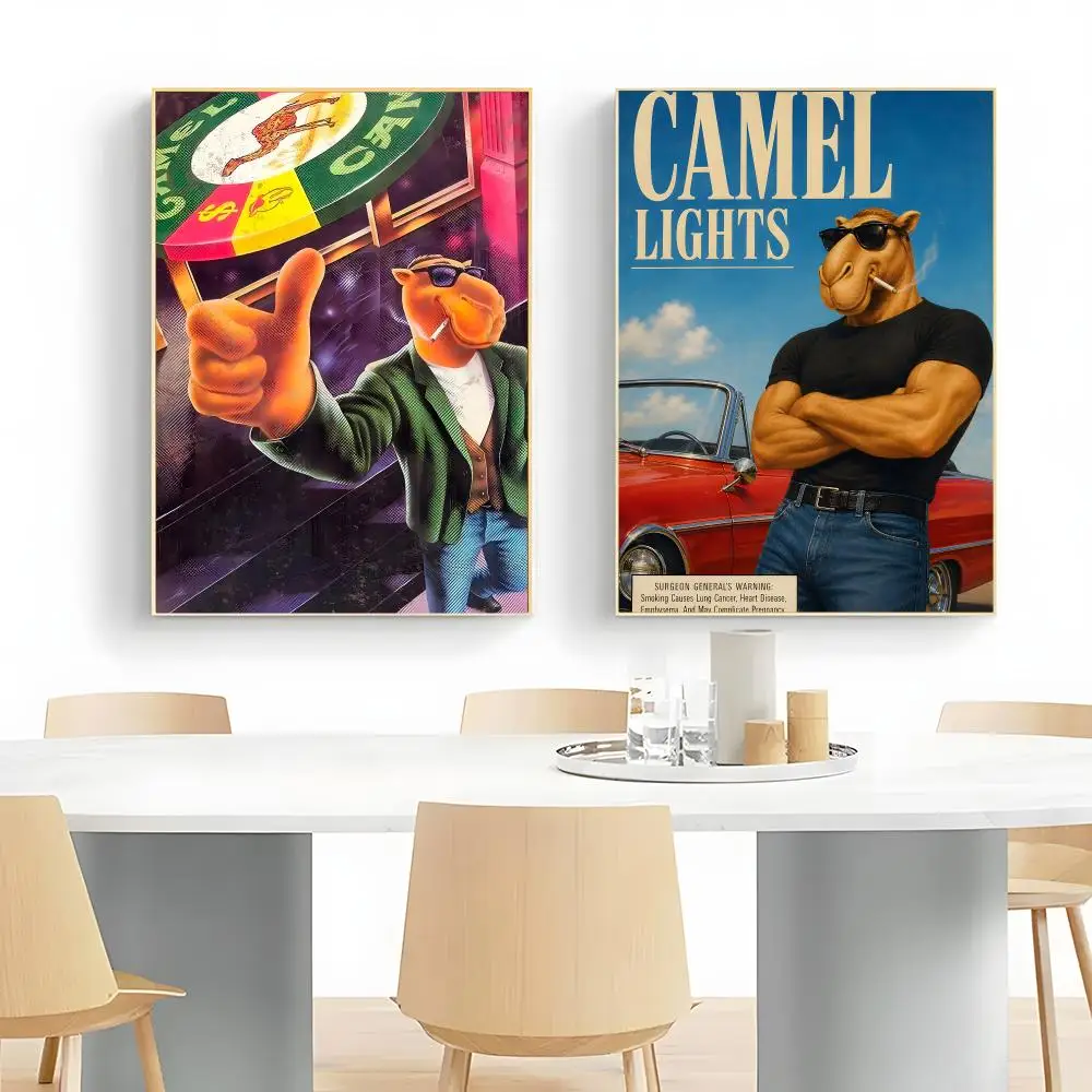 Casual Artwork C-Cool Camel Poster Wall Art Print Decorative Mural Home Decor Gift Unframed