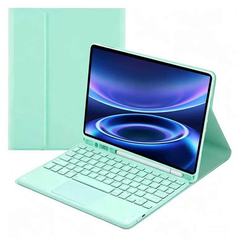 Keyboard Case for Redmi Pad 2 9.7 Detachable Wireless Keyboard with Magnetic Protective Cover For Xiaomi POCO Pad C1 9.7 Case