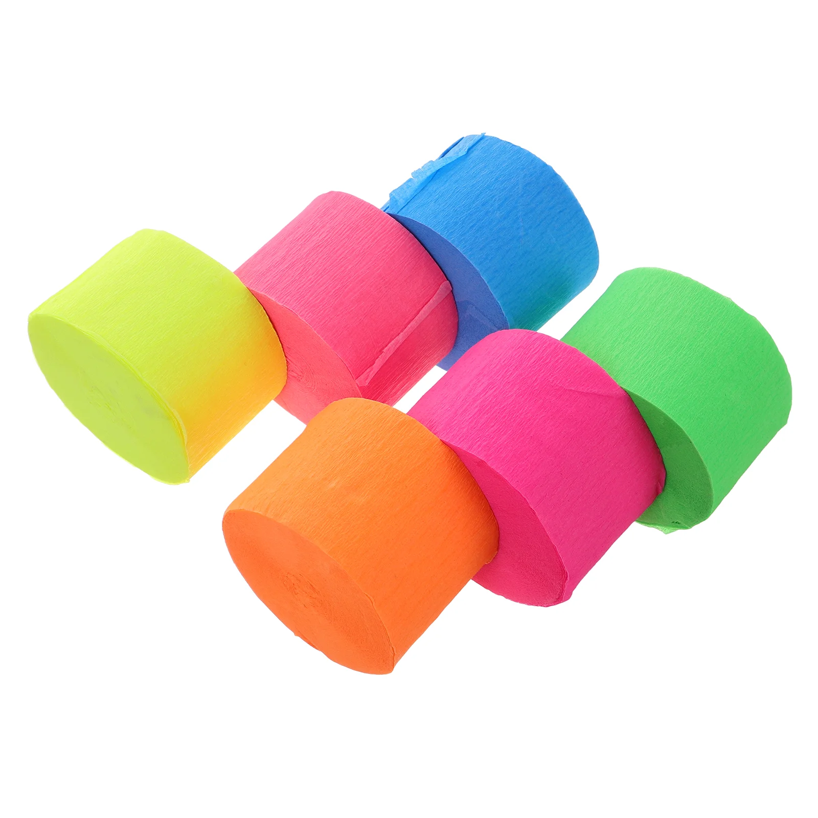 Paper Balloon Streamer Neon Scrunchies Streamers Phosphor Powder Event Supplies