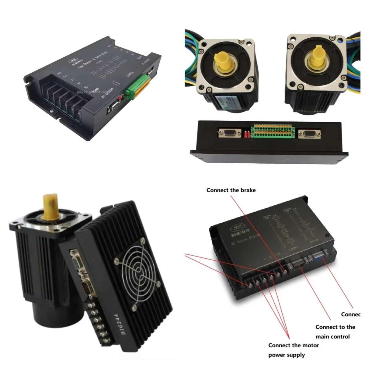 New Dual Channel Servo Motor Controller DC48V 60A For High Torque BLDC Servo Motor 1500W