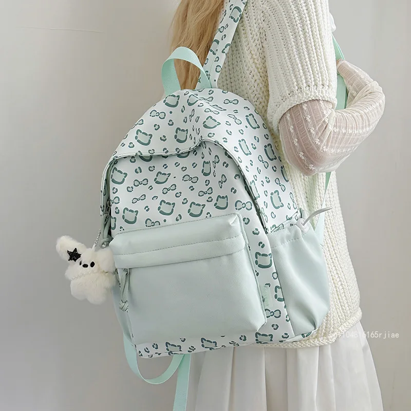 2026 New Student Backpack Fashionable and High-quality Women's Backpack Cute and Large Capacity Multifunctional Storage Backpack