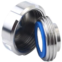 SMS 25 32 38 51 57 63-159mm 304 Stainless Steel Sanitary Couping Union Set End Cap Homebrew Plumbing Fitting