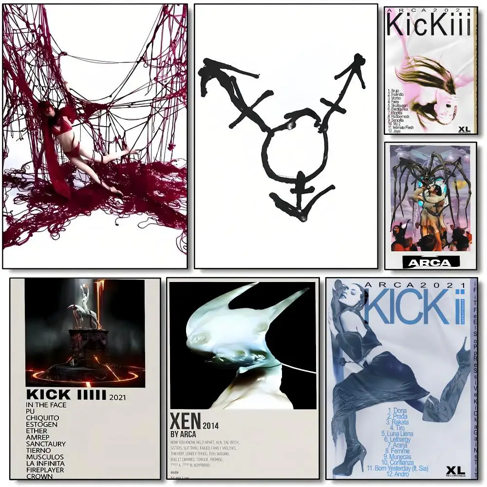 Arca Kick IIIII Singer Poster HD Wall Art Aesthetic Home Decor for Living Room Bedroom Café Office Stylish Gift