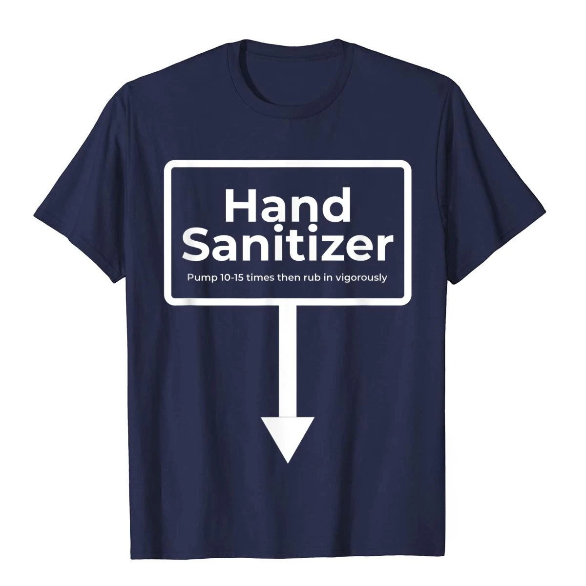 Hand Sanitizer Funny Adult Humour Christmas Gag Gift T-Shirt Slim Fit Tops Tees Plain Cotton Men's T Shirts