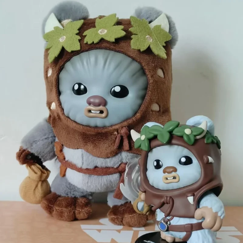 Juguetes calientes, recién llegado, figura de acción Original Cosbi Star Wars Ewok, Mini colección, colgante de muñeca, caja ciega de felpa, juguete de regalo sorpresa