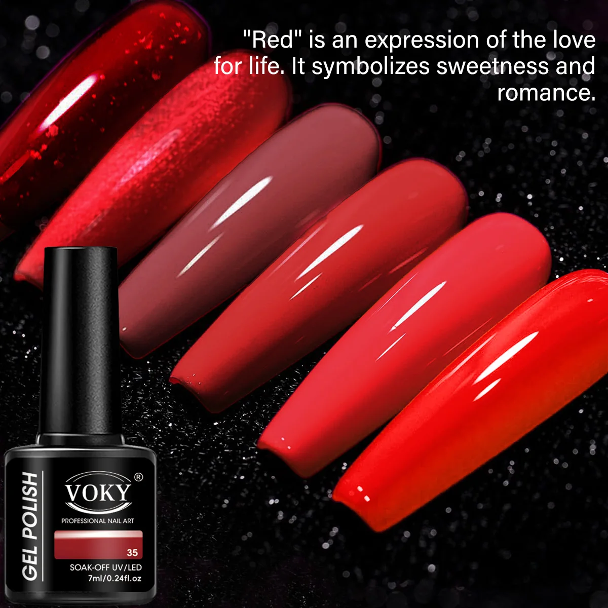 Zestaw 6 lakierów hybrydowych VOKY na jesień, zdejmowalny lakier UV do zdobienia paznokci, prezent dla kobiet