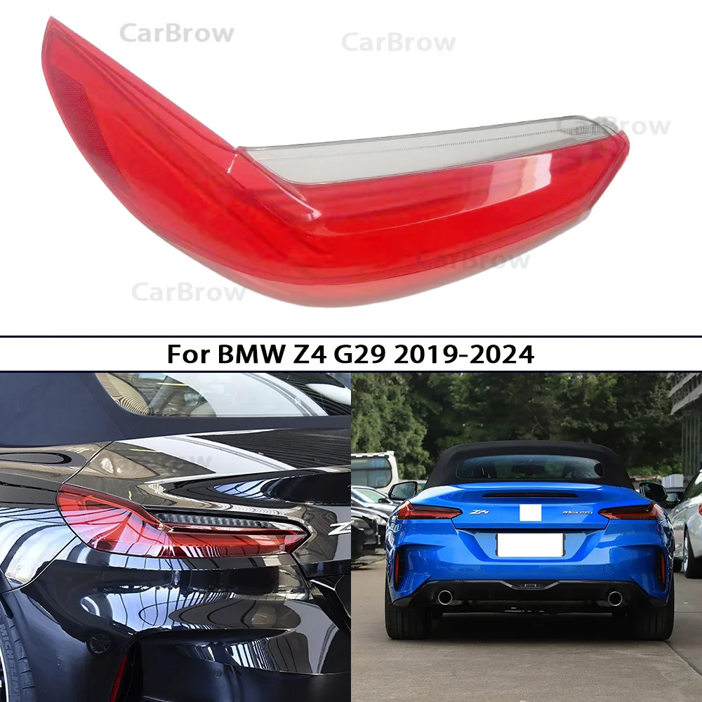 

Brake Lights Mask Plexiglass Housing For BMW Z4 G29 2019-2024 Car Accessories Rear Taillight Shell Tail Lamp Cover