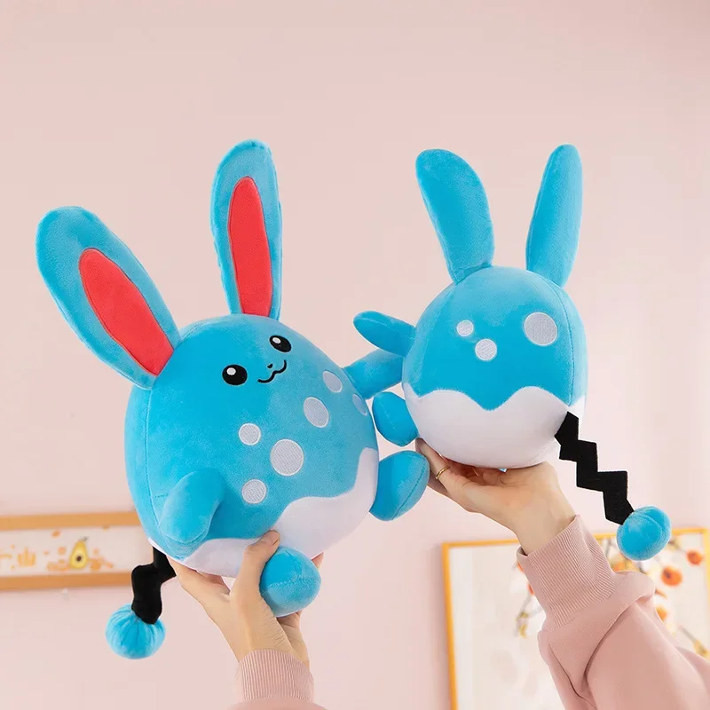 Boneka Pokemon Azumarill Besar 70cm, Mainan Plush Anime Lucu, Boneka Pokémon Raksasa Imut, Bantal Boneka Kartun Lucu, Hadiah untuk Anak-Anak