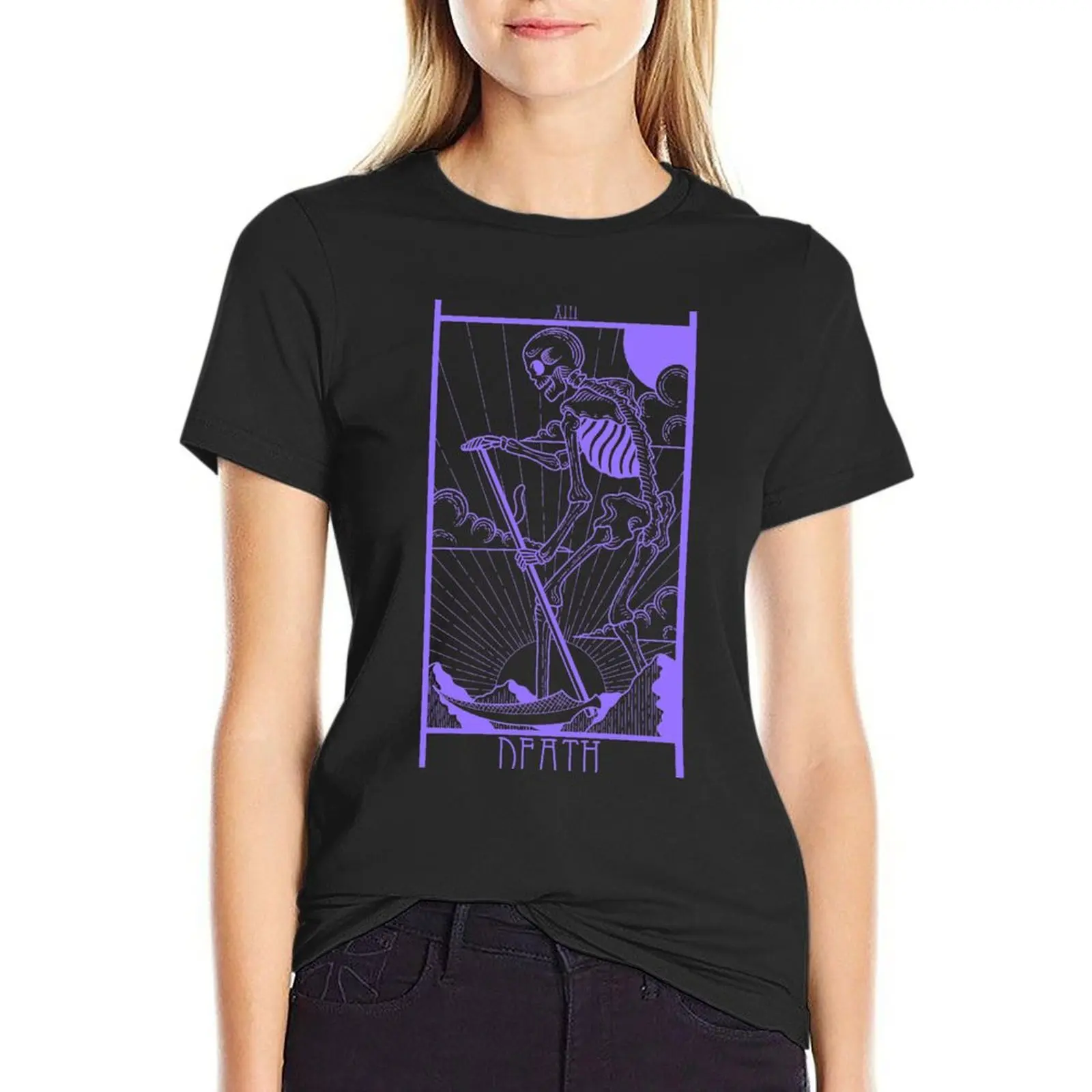 

Death Purple T-Shirt lady clothes hippie clothes T-shirts for Women