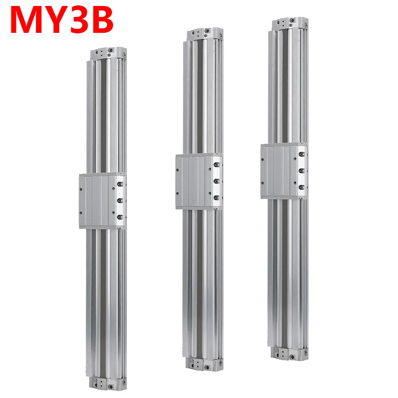 

MY3B Mechanical Rodless Cylinder MY3B16G/MY3B20G/MY3B25G/MY3B32G/MY3B40G-100/200/300/400/500L/H/A models are complete