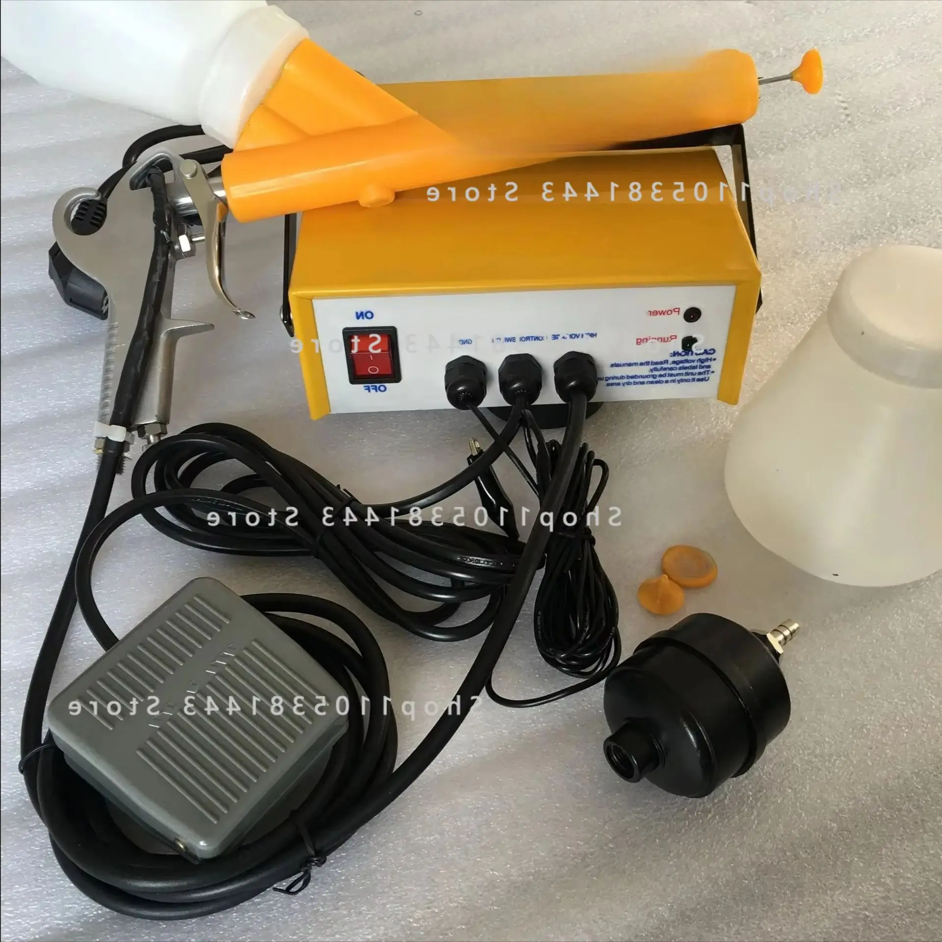 Portable Adjustable Powder Coating Gun System Machinery Painting Machine Electrostatic Powder Coating Gun