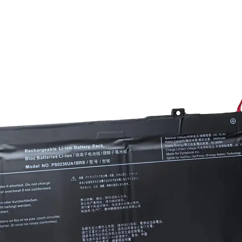 for Toshiba Dynabook Laptop Battery PS0236UA1BRS 3900mAh Replacement Battery