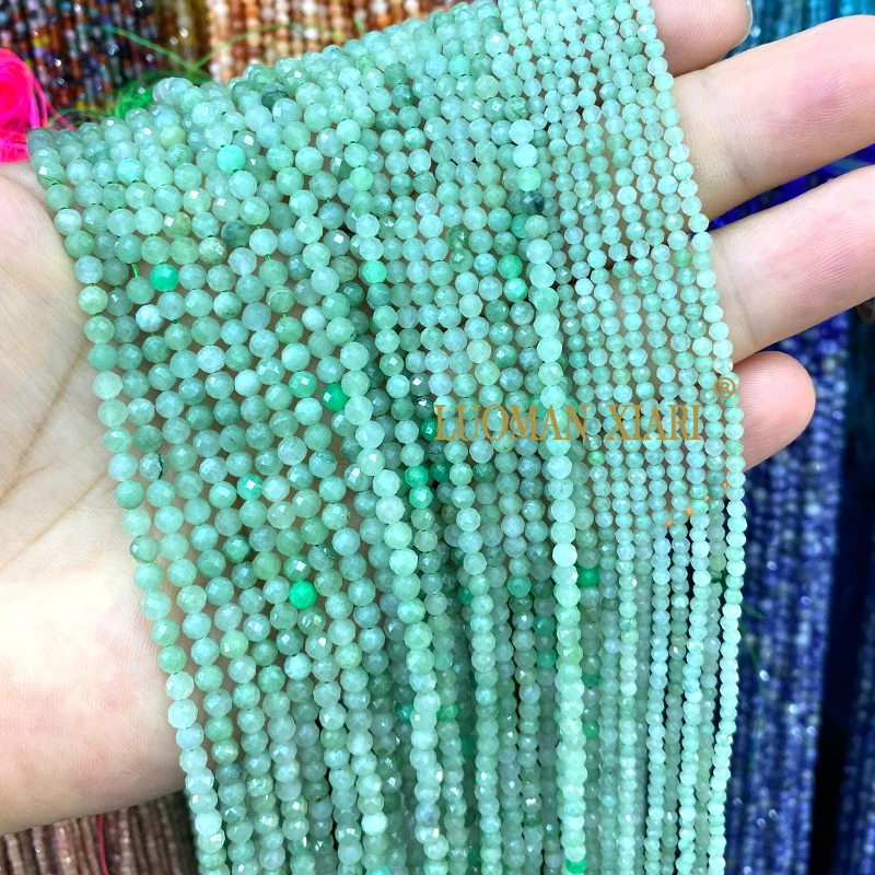 الأوجه الأزرق سوداليتي الحجر الطبيعي المستديرة 2 3 4 مللي متر فضفاض خزر عازل لصنع المجوهرات سوار ذاتي الصنع إكسسوارات ساحرة 15''