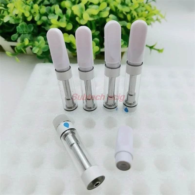 5 pçs 10 pçs cartuchos purone carrinhos atomizadores vape tanque 0.8ml 1ml vapes caneta 510 rosca cartucho de óleo grosso e-cigarros carrinhos