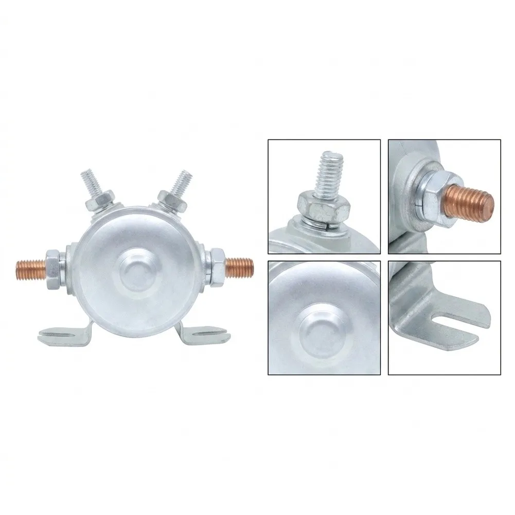 200A DC 12V 24V Silver For Winch Motor Solenoid Relay For Forklift For Stacker Hydraulic Engineering Machinery