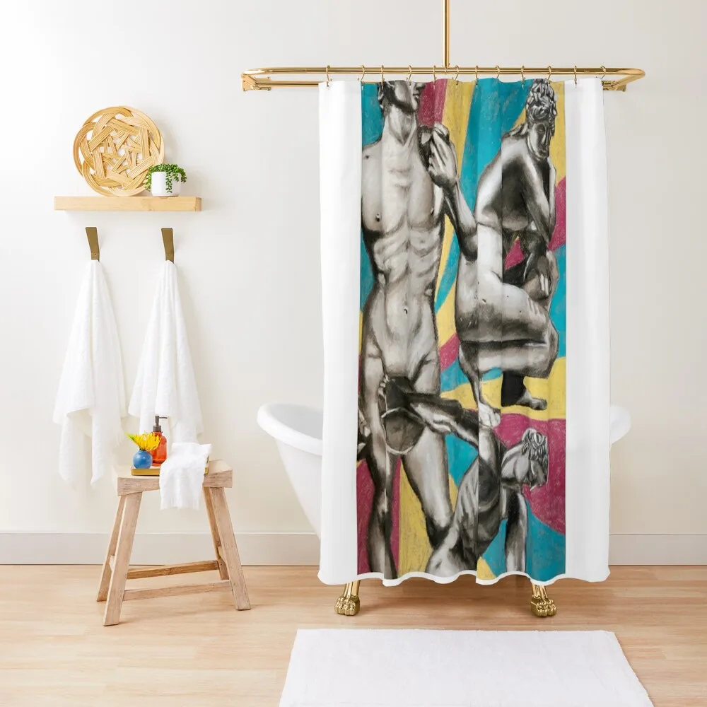 

Censored Shower Curtain Window Bathroom Fabric Bathroom For Shower Curtain