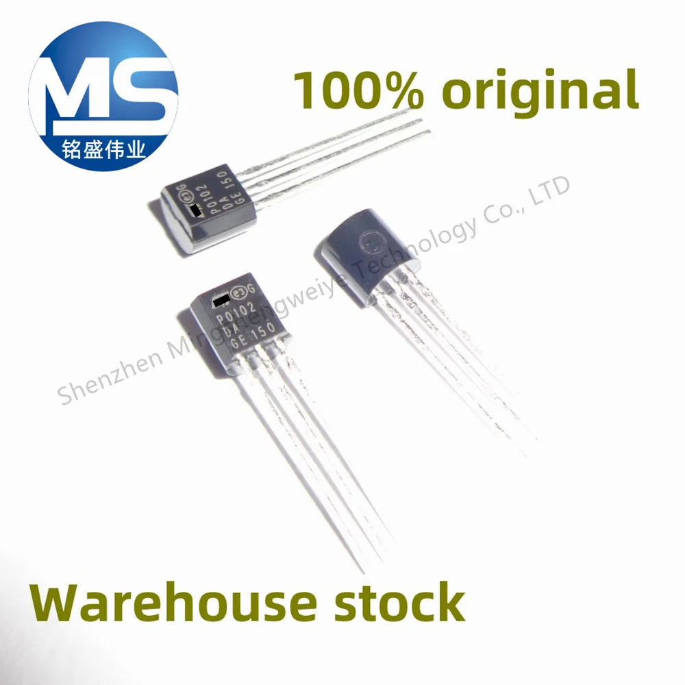 10Pcs 100% New P0102Da 1Aa3 In-Line To-92 Uniway Thyristor Stock Direct Shooting