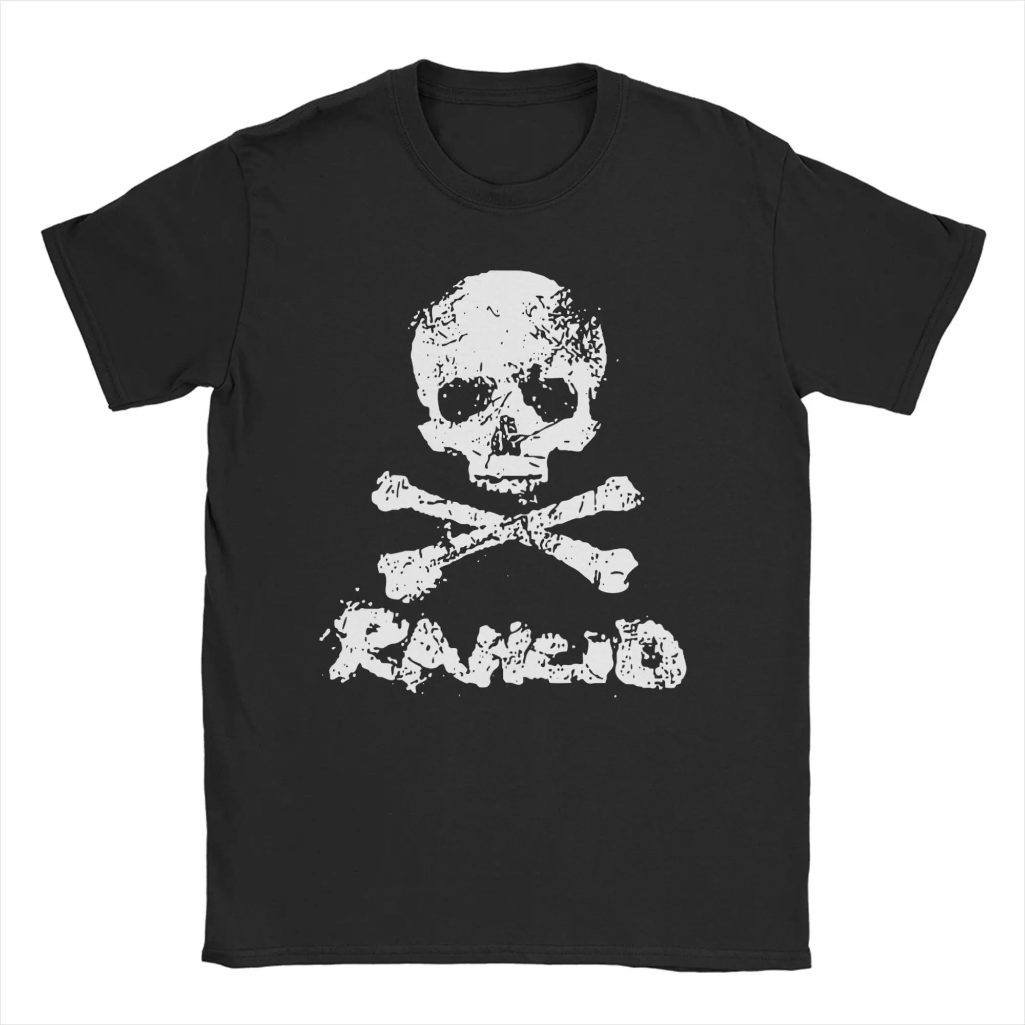 Vintage Rancid Priyatna Skull T-Shirts Men Women Crewneck Pure Cotton T Shirt  Short Sleeve Tee Shirt Birthday Present Clothes