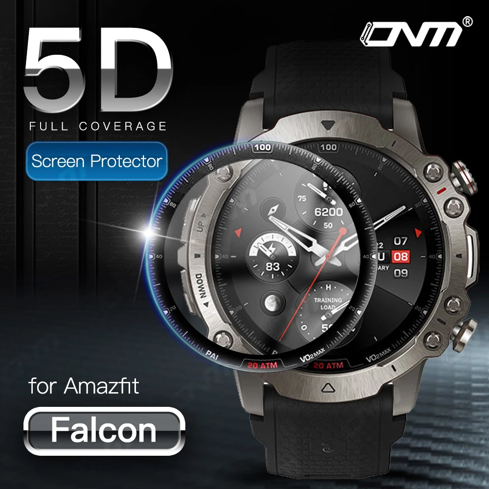 Película protectora suave 5D para Amazfit Falcon, Protector de pantalla para Amazfit Falcon, accesorios de película antiarañazos, no de vidrio