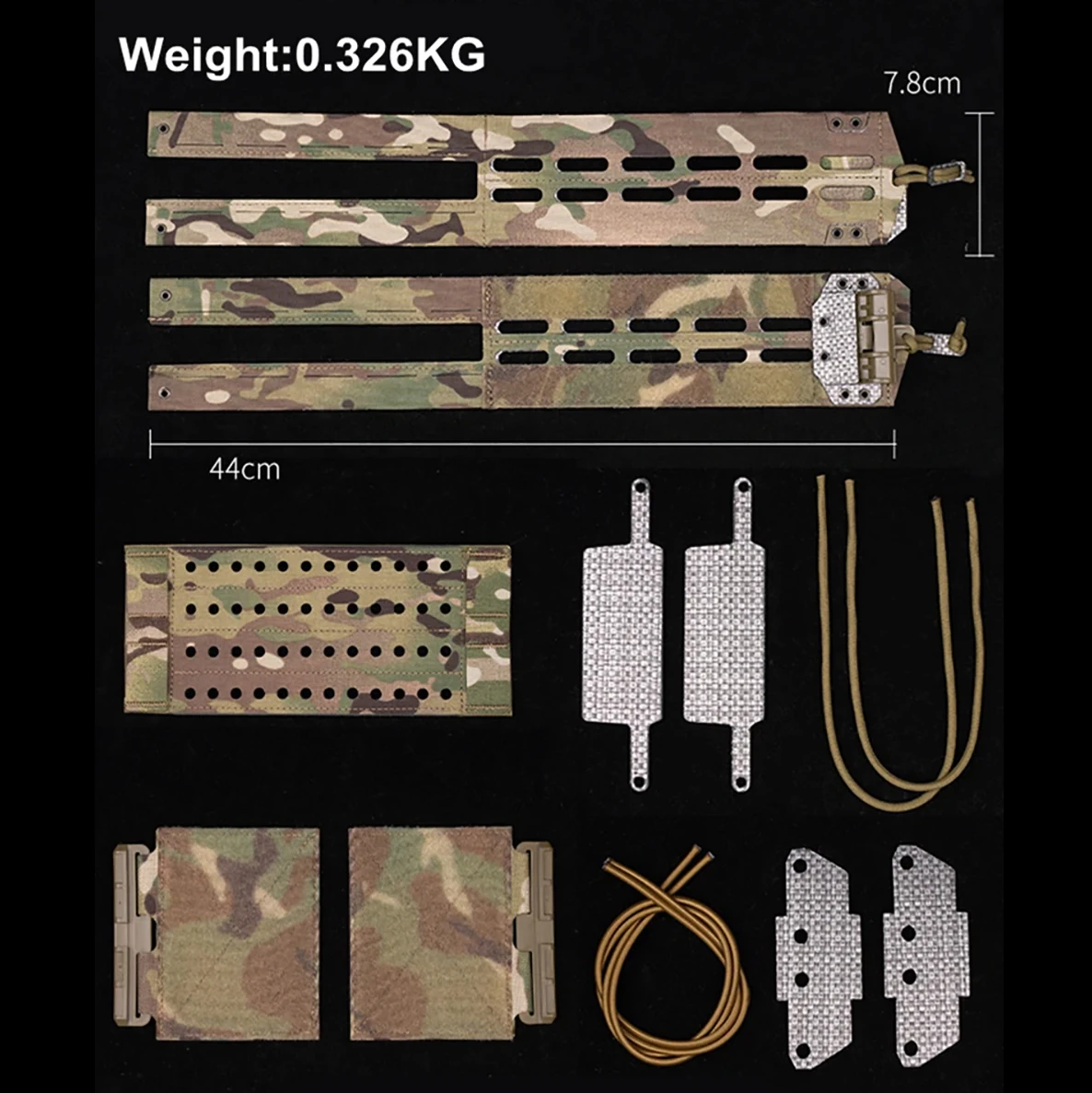 Quick Universal  Release Side Wall Molle Cummerbund JPC CRYE AVS LV119 FCPC V5Tactical  Vest Waistband Chest Rig Plate Carrier