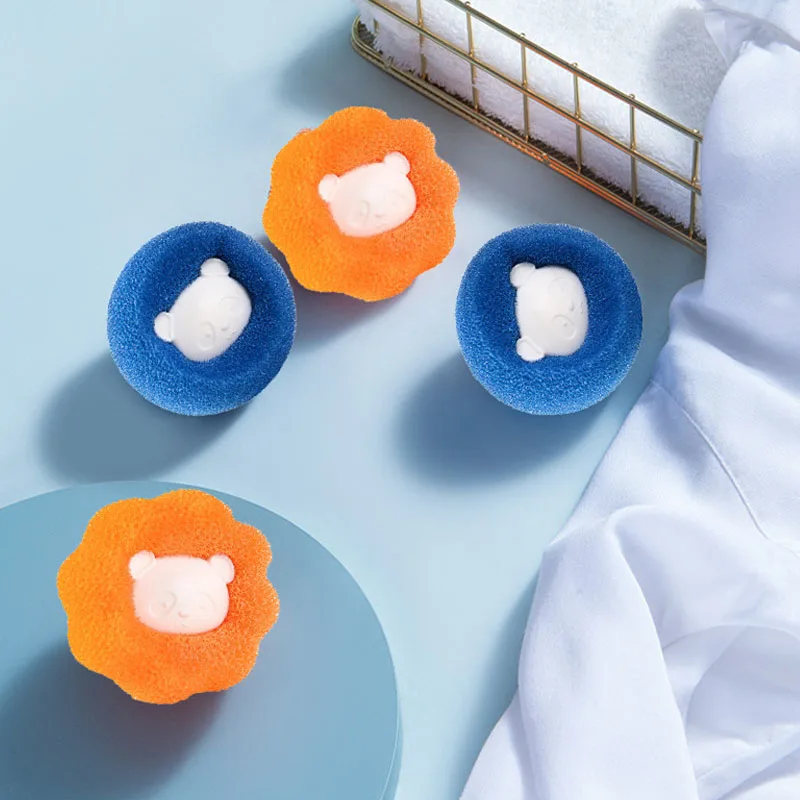 Reusable Pet Hair Remover Ball Wool Sticker Cat Hair Catcher Lint Remover for Laundry Washing Machine Cleaning Tool