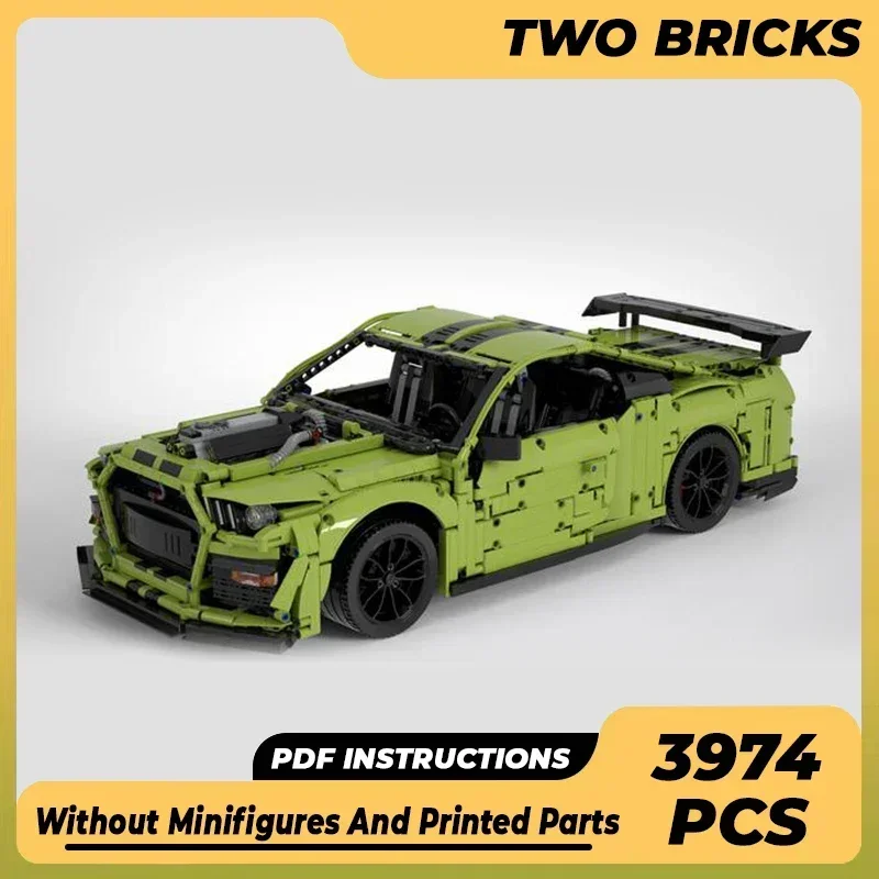 City Smile Car Model importer Bricks, Speed Champion GT500 RC Technology, Modular décennie ks, DIY Assembly, Gifts, Christmas Toys