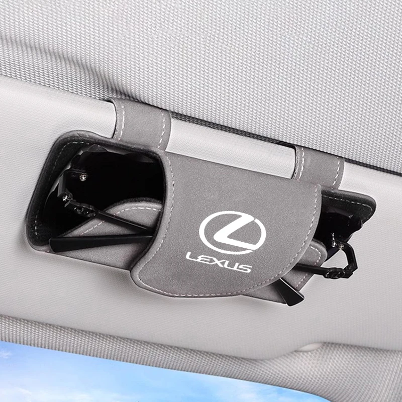 Car Sun Visor Glasses Holder Multifunctional Clip For Lexus LS LC RZ IS350 ES300 GS350 CT200h GX460 LX570 RX500h NX300 UX260 LM