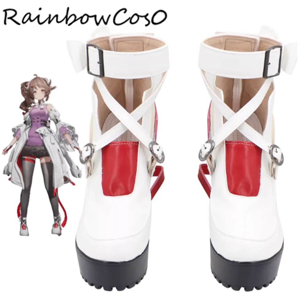 

Ardelia Arknights Cosplay Shoes Boots Game Anime Halloween Christmas RainbowCos0 W5644