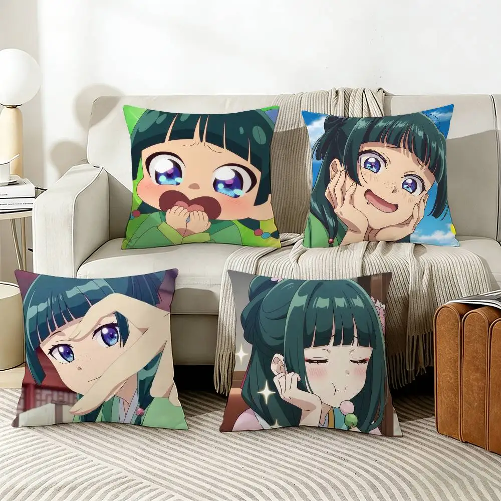 

The Apothecary D-Diaries Maomao Pillow Case Living Room Sofa Cushion Cover Suitable For Home Bedroom Room Decoration