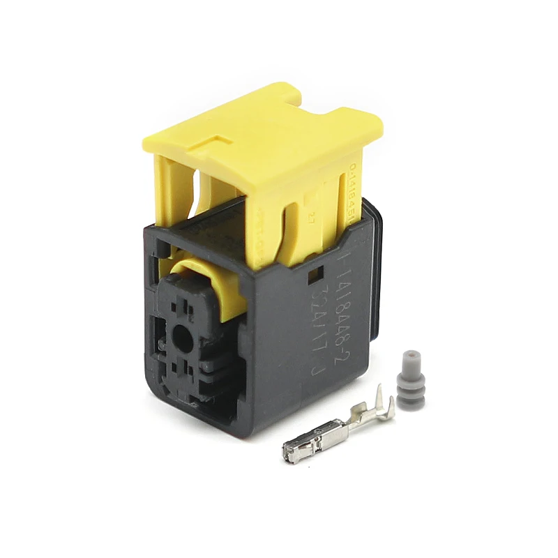 

2-контактный 1-1418448-2 Водонепроницаемые автомобильные разъемы 1,6 мм Прочные герметичные разъемы серии Дополнительная клемма и уплотнение