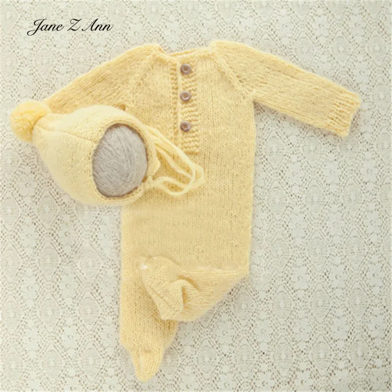 Children photography set mohair wool yarn newborn clothing twins baby photo studio shooting  props