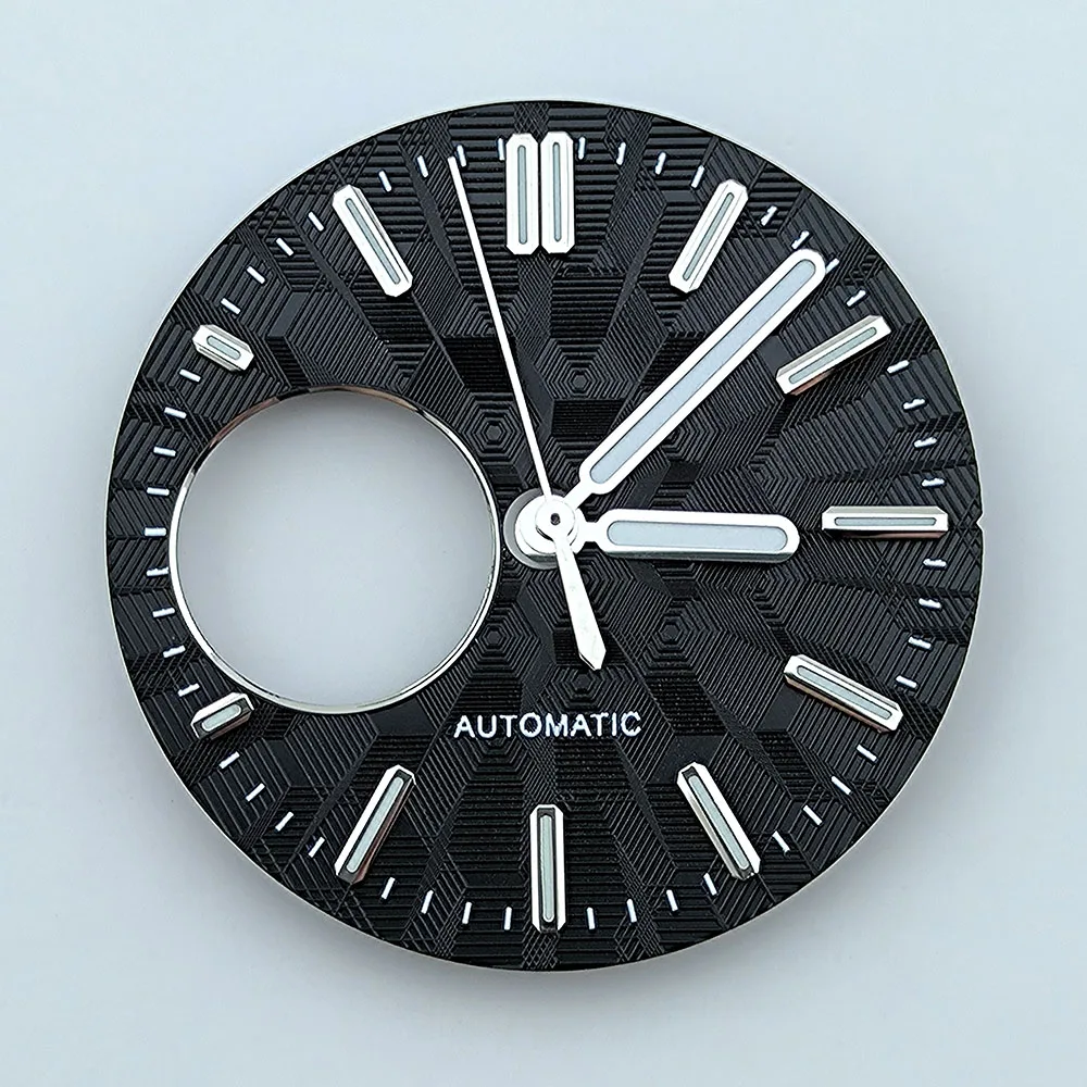 NH38 dial Custom Logo 28.5mm watch dial green luminous dial Suitable for NH38 movement watch accessories Watch repair tools