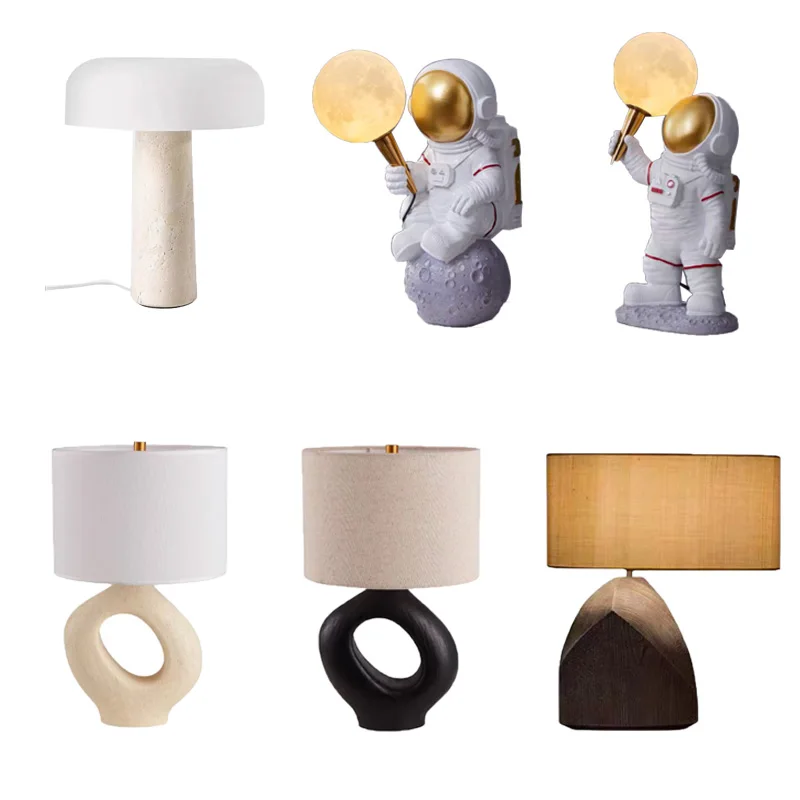 

Bedside decoration ornament retro homestay hotel living room bedroom table lamp