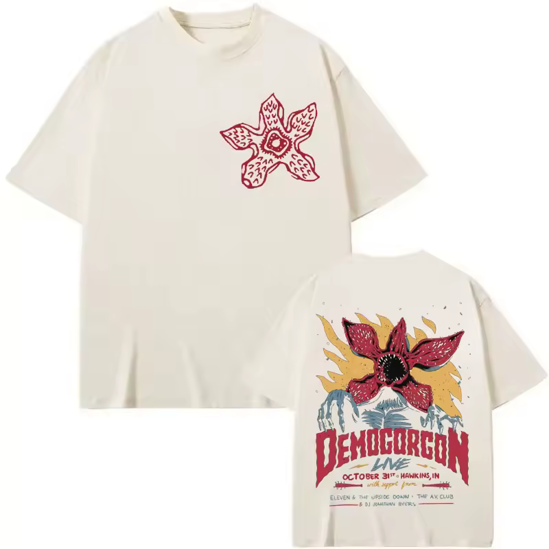 Eddie Munson The Demogorgon T-shirt Cannibal Flower Monster Graphic T Shirts Men Women Clothing Gothic Fashion Vintage T-shirts - Image 10