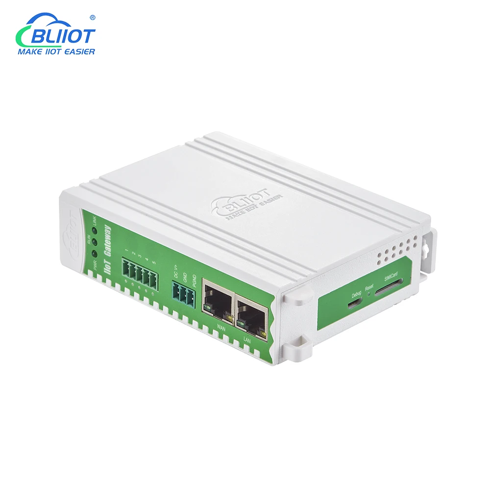 Bliiot-Industrial Protocol Smart Conversion Gateway, Plc Modbus, RTU, TCP para MQTT, Suporta Ethernet 4G, Wi-Fi