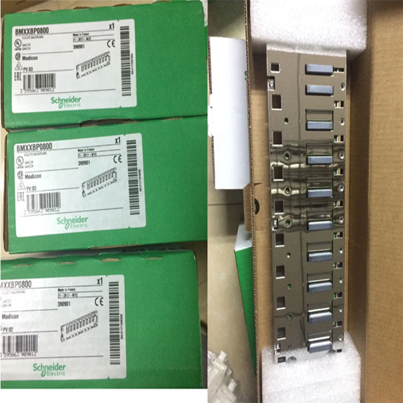 Schneider M340 accessory PLC Accessory 8 slot rack, power does not occupy slot BMXXBP0800