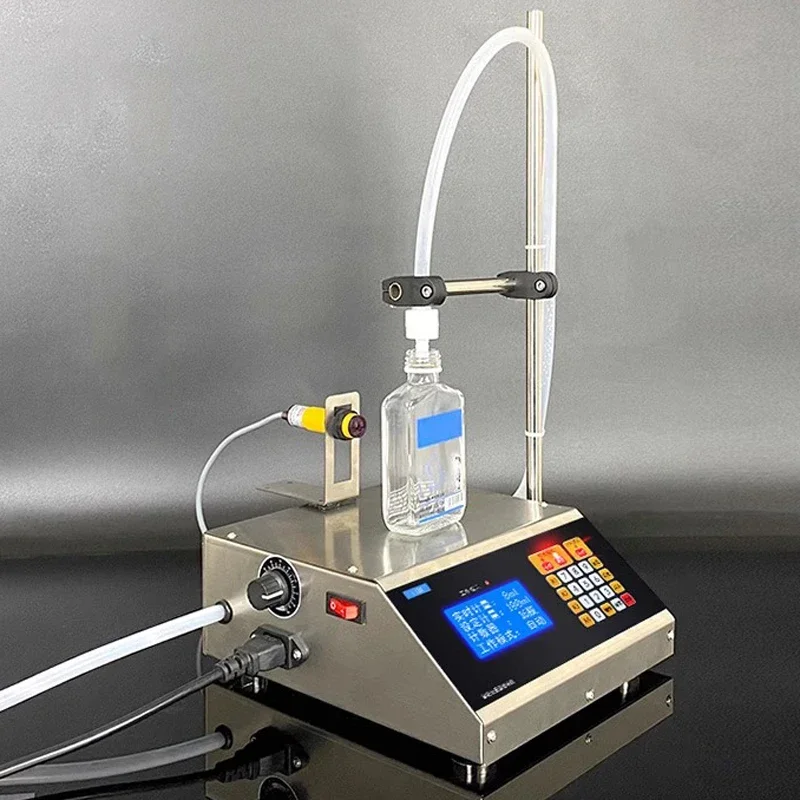 Máquina De Enchimento De Saco De Bico Pequena Máquina Dispensadora De Líquidos Quantitativa Totalmente Automática, para Licor