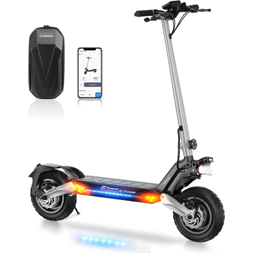 

Electric Scooter with Free Storage Bag, 440LBS Max Load, 28 Mph Top Speed，31/25 Miles Range, 1600/800W Motor,