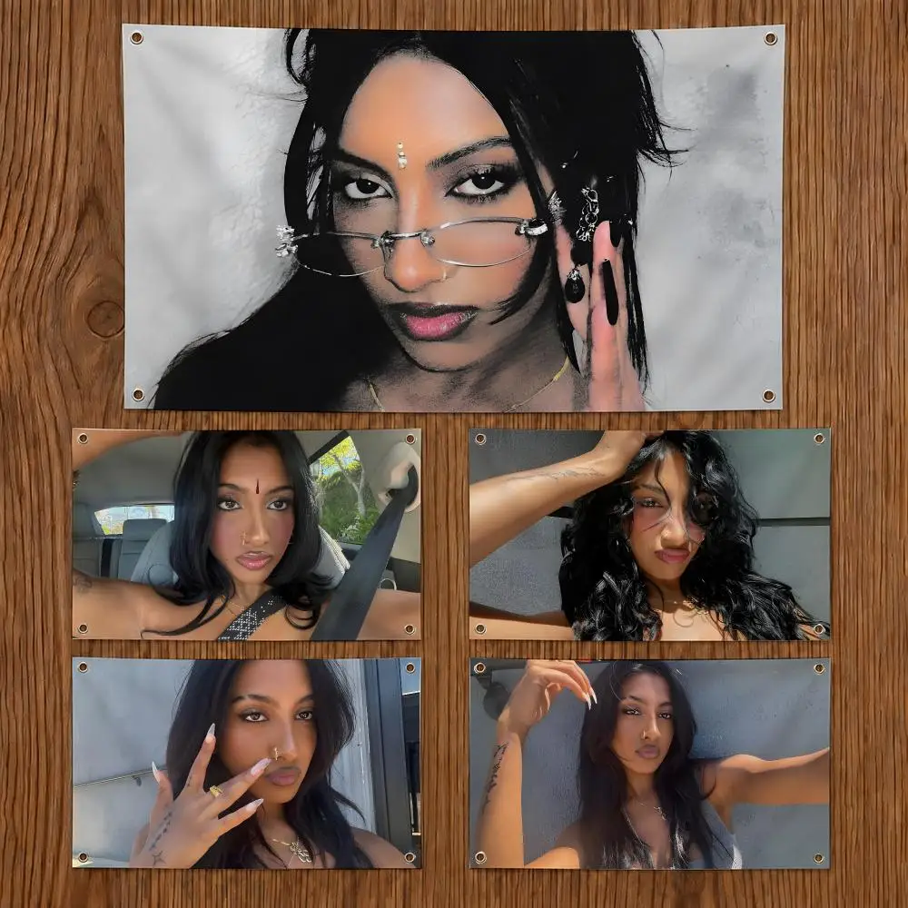 L-Lara R-Raj RAPPER SINGER Flags Flag Durable Outdoor Indoor Festive Decoration Classic Design Wall Room Banner