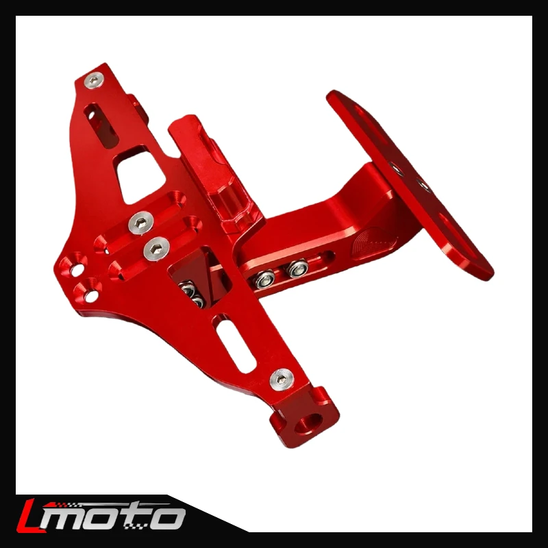 

DSX 500 525 625 650 900 License Plate Holder Number Plate Frame LED Light Bracket For VOGE DS900X DS500X DS525X DS625X DS650X