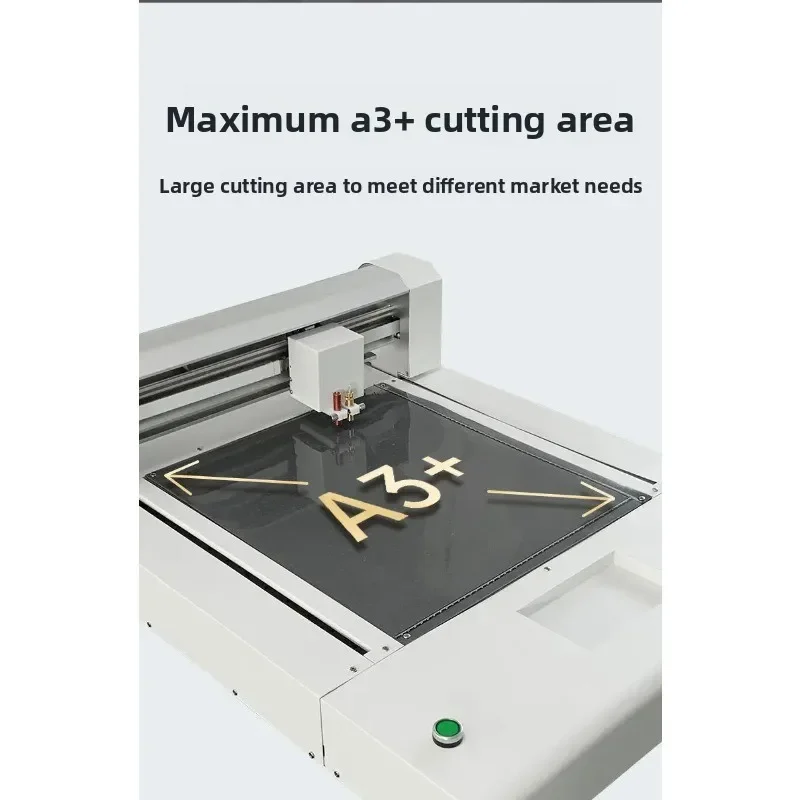 Flat self-adhesive digital die-cutting machine Platform packaging box proofing machine Cardboard film special-shaped cutting