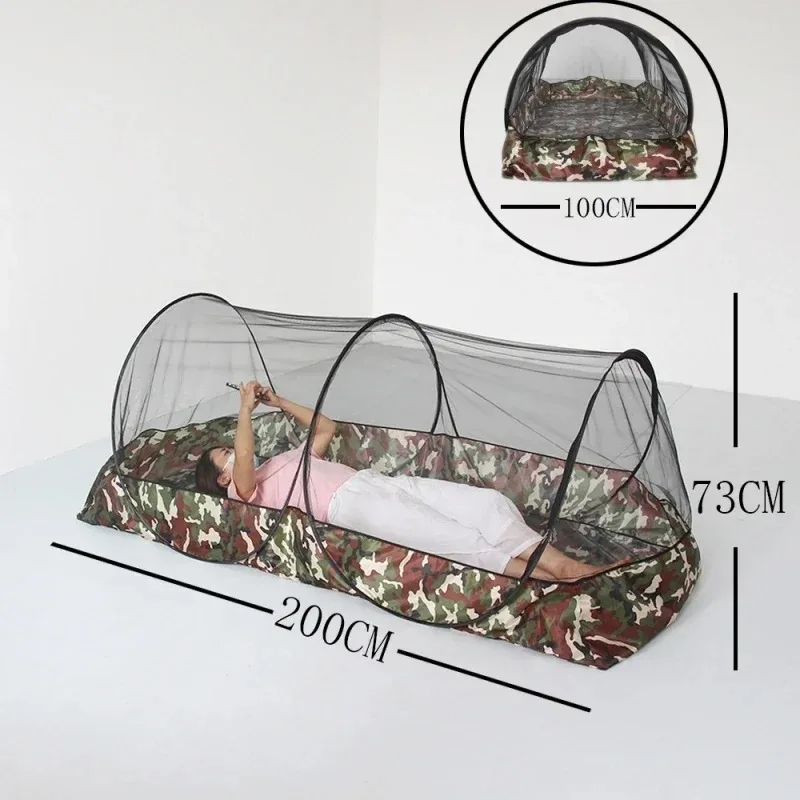 Camping Mosquito Net Waterproof Travel Folding Portable for Trips Outdoor Garden Single-door Dormitory Anti-mosquito Tarp Tents