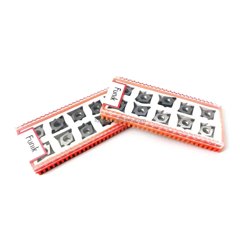 10pcs High Quality PCBN Cutting Tools Inserts FUNIK CBN Insert CNGA TNGA VNGA VBGW WNGA for Turning Milling