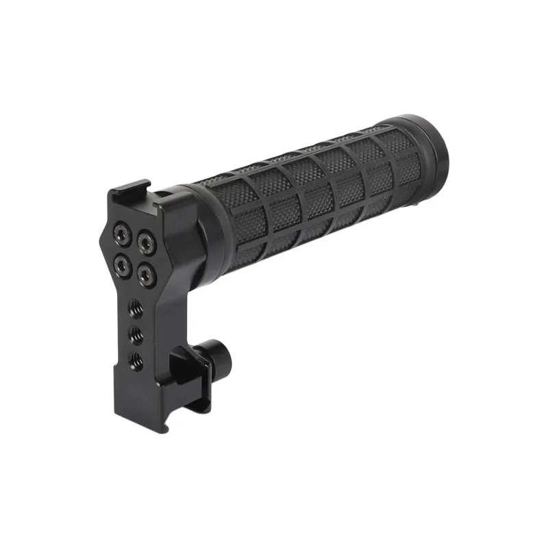 NATO Rail Quick Release Top Handle, Rubber Handgrip for DSLR Camera Shooting Cage