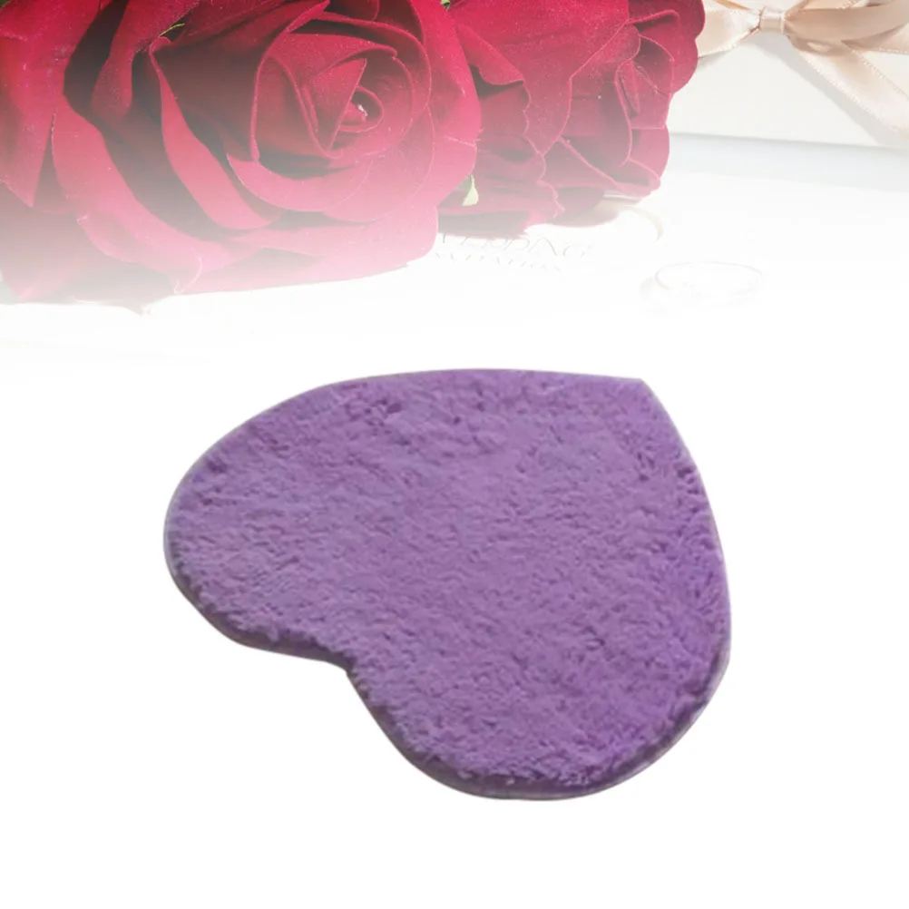 

Heart For Bedroom Mat Mat Living Room Floor Carpet Decor Light Purple Floor Carpet For Bedroom 30X40Cm