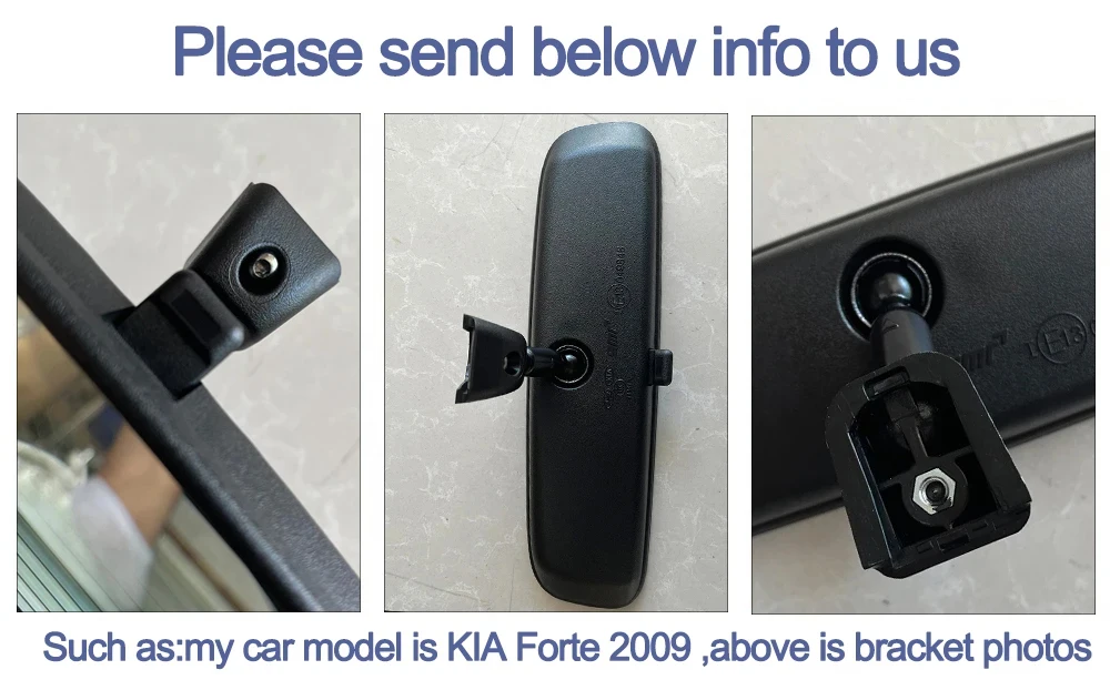 Carsanbo Car Rearview Mirror Mount Bracket NO.290 Fit for HIMA AITO M6 2026 Rear View Monitor Stand Accessories