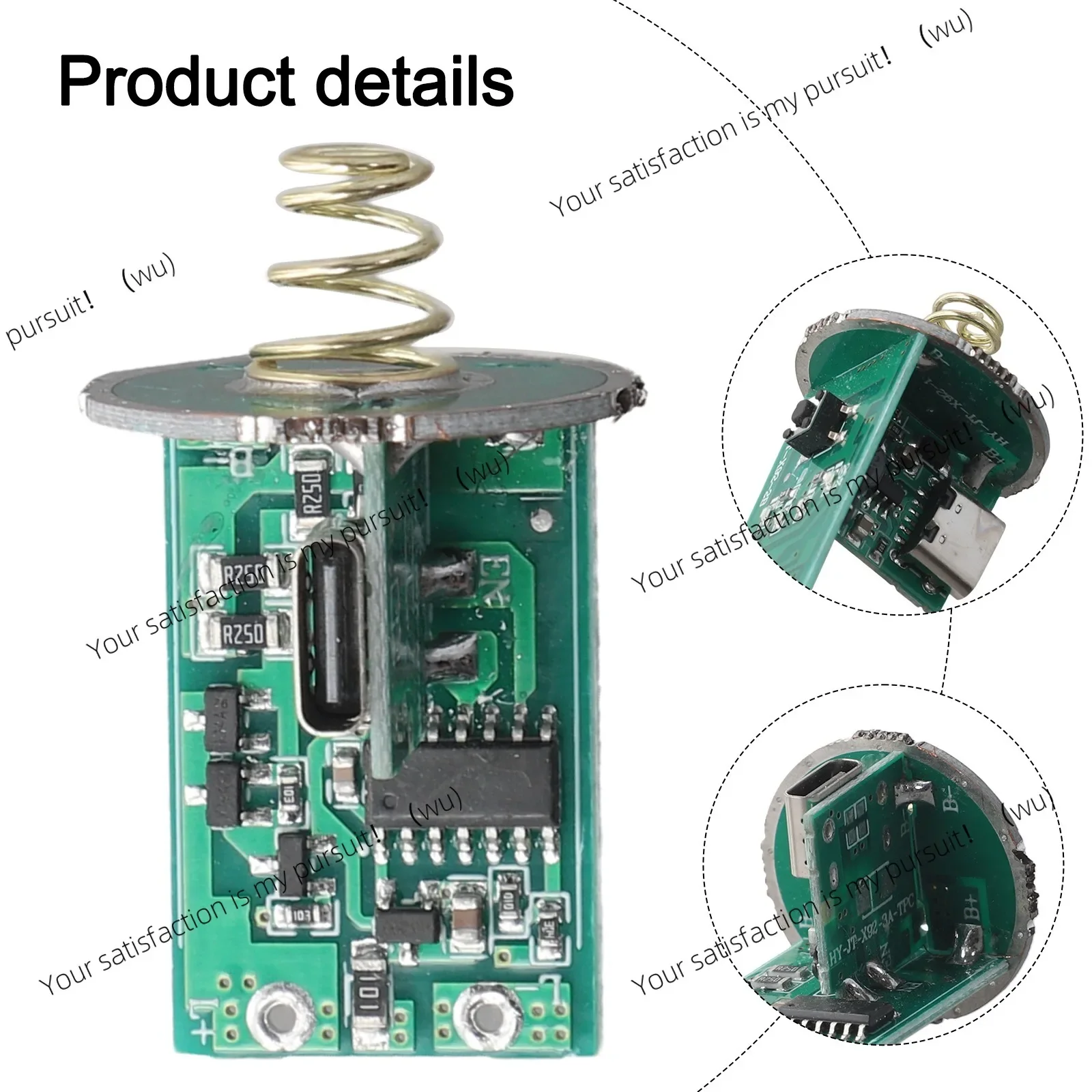 Flashlight DIY upgraded version 19.7mm driver board, output current 1.8~ 2.3A output voltage 6~ 7.2V