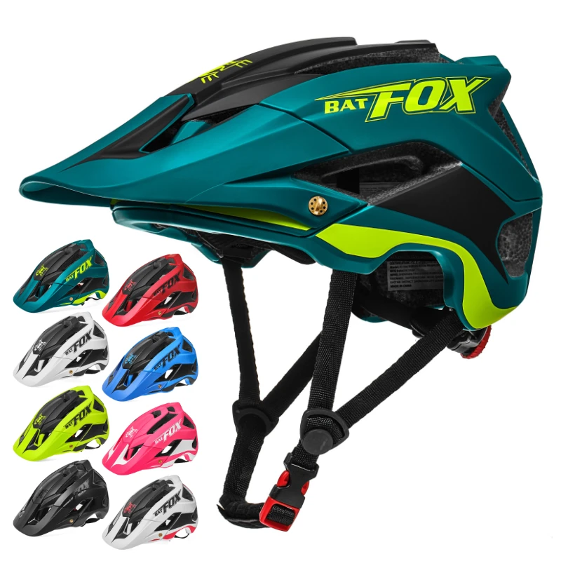 BATFOX Bicycle Helmet Integrally-molded Shockproof MTB Road Mountain Riding Cycling Helmet Men Women Adult Younth Bike Helmets