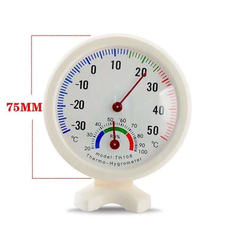 Thermometer Hygrometer Mini Bell Shaped Analog Hygrometer Easy To Read Humidity Watch Accurate Positioning for Gardens Terraces